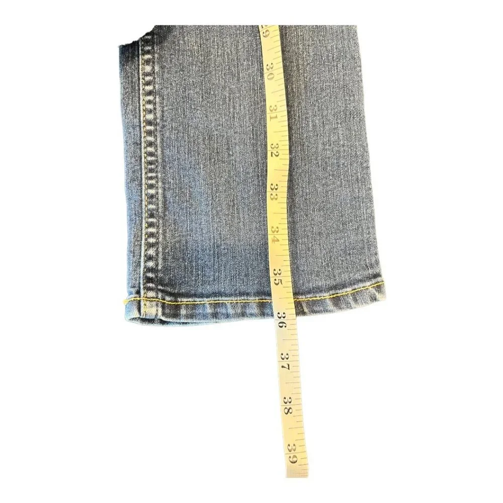 Abercrombie Kids Straight Leg Blue Wash Stretch Denim Jeans Boys Size 11/12 - Picture 9 of 10